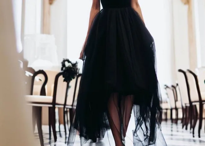Čierne šaty na svadbu ako hosť
