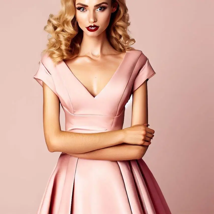 Ružové šaty s dlhým rukávom